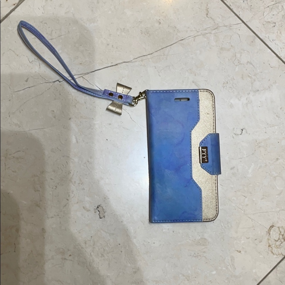 Leather Lavender Marble iPhone 8 and 7 Plus Case